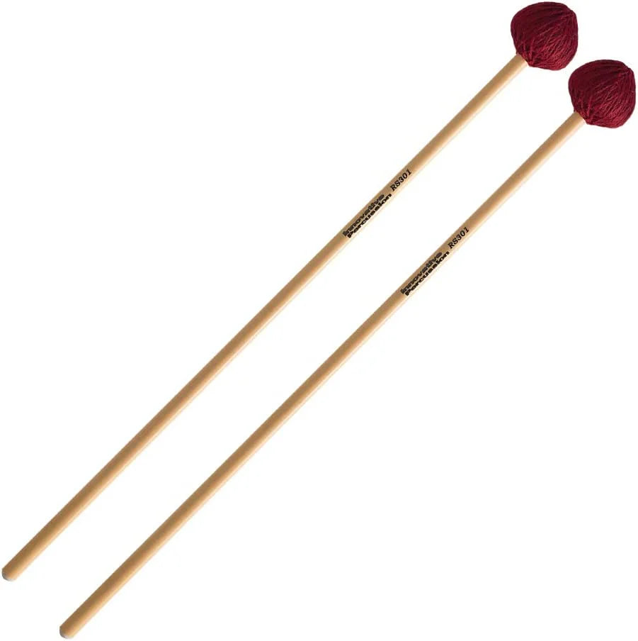 Innovative Percussion RS301 Rattan Series Hard Vibraphone/Marimba Mallets RS301