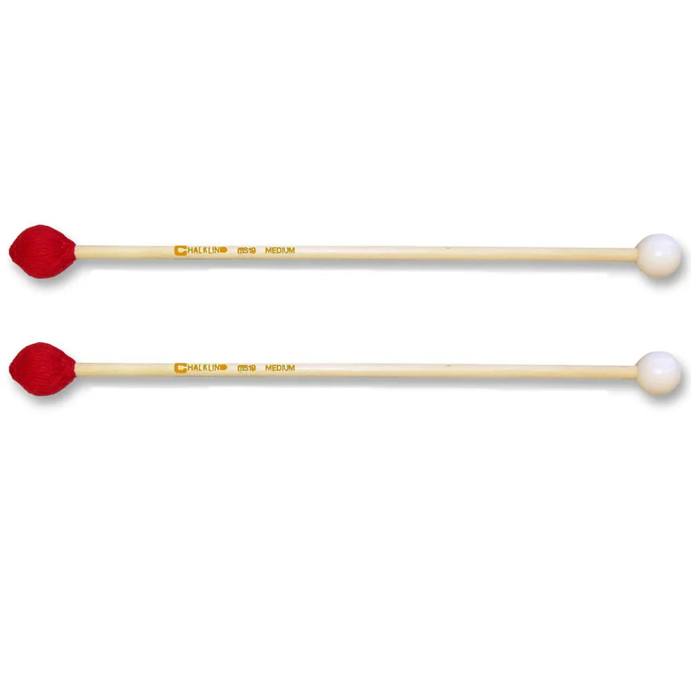 Chalklin MS19 Vibraphone/Glockenspiel Double Ended Mallets Rattan MS19