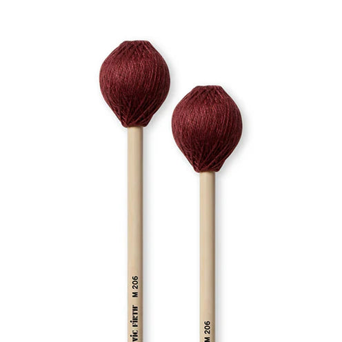 Vic Firth M206 Pesante Medium Soft Rattan Marimba/Vibraphone Mallets M206