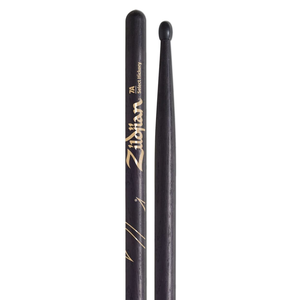 Zildjian 7A Black Hickory Nylon Tip Z7ANB