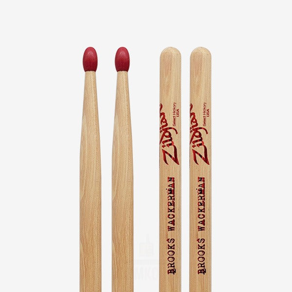 Zildjian Brooks Wackerman Artist Series Red Tip Nylon Tip ZASBW