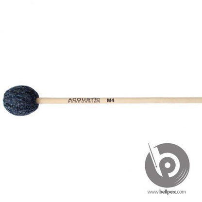 Acoustic Percussion M4 Medium Soft Birch Mallets (PACK OF 2 PAIRS) - AP-M4