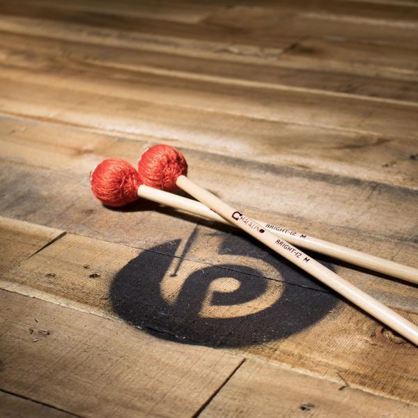 Chalklin Bright Tone BR12 Birch Medium Vibraphone Mallets BR-12M-B