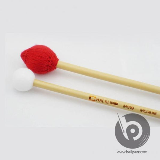 Chalklin MS19 Vibraphone/Glockenspiel Double Ended Mallets Rattan MS19