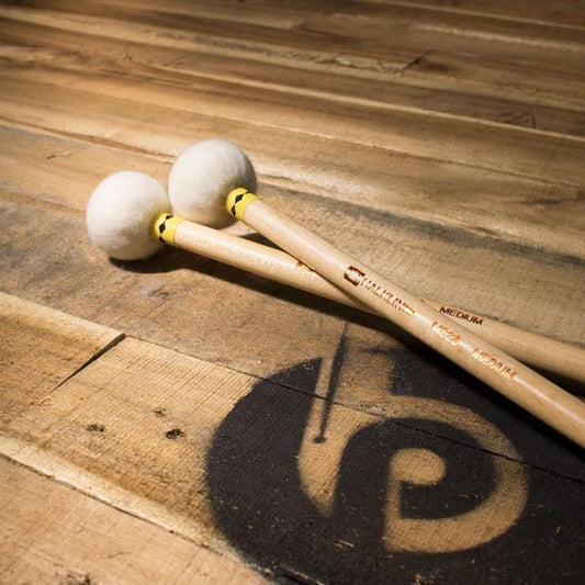 Chalklin Sewn Felt Medium Wood Shaft Timpani Mallets MS23