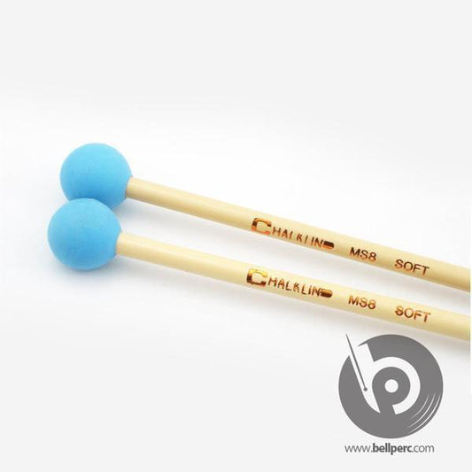 Chalklin MS8 Soft Rubber Xylophone Mallets Rattan MS8