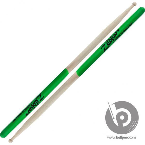 Zildjian Super 7A Maple Green Dip Wood Tip ZS7AMDG