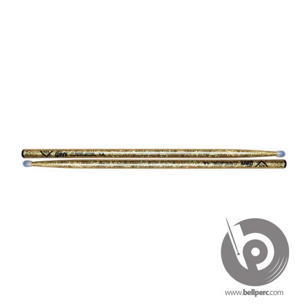 Vater 5A Colour Wrap Gold Sparkle Nylon Tip VCG5AN