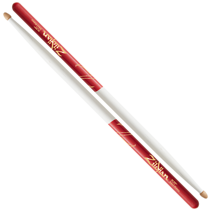 Zildjian 5A Acorn White Red Dip Wood Tip Z5AACWDR