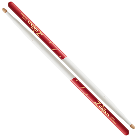 Zildjian 5A Acorn White Red Dip Wood Tip Z5AACWDR