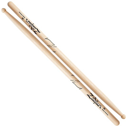 Zildjian 3A Wood Tip Sticks Z3AWN