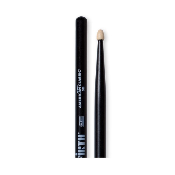 Vic Firth 5B American Classic Black Wood Tip 5BB