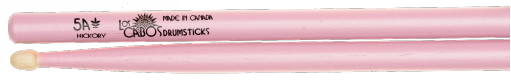 Los Cabos 5A Pink White Hickory Wood Tip LCD5APINK