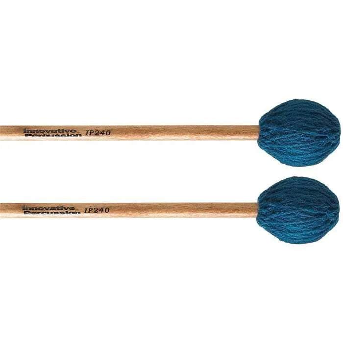 Innovative Percussion IP240 Soloist Series Medium Marimba Mallets Birch IP240