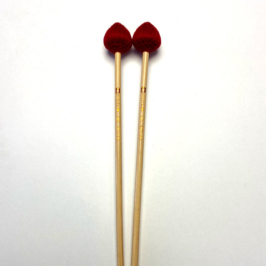 Chalklin Mushroom Medium Vibraphone/Marimba Mallets Rattan MU-MB-M-R