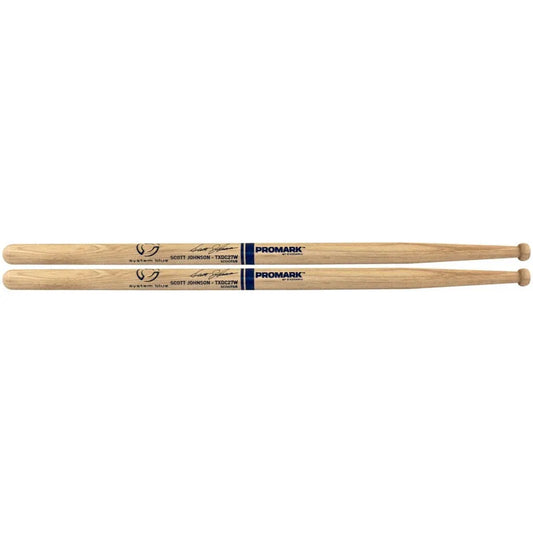 ProMark System Blue "Scooter" Wood Tip TXDC27W