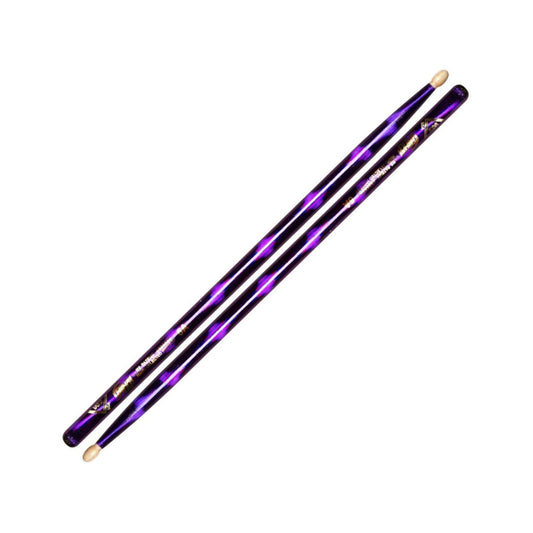 Vater 5A Colour Wrap Purple Wood Tip VCP5A