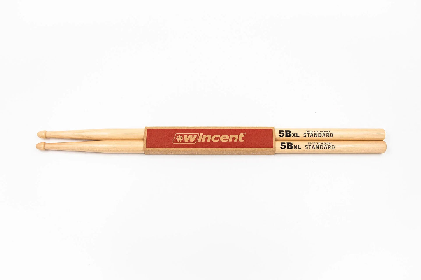 Wincent 5BXL Hickory Black Finish Wood Tip W-5BXL
