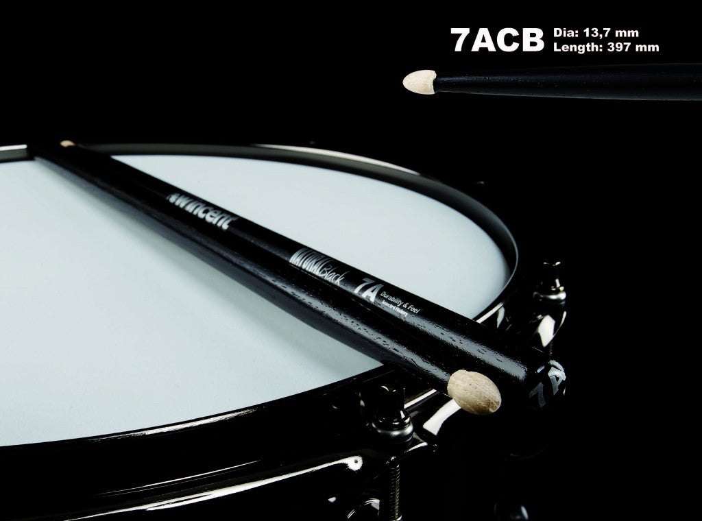 Wincent 7A Natural Hickory Black Wood Tip W-7ACB