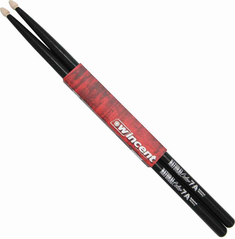 Wincent 7A Natural Hickory Black Wood Tip W-7ACB