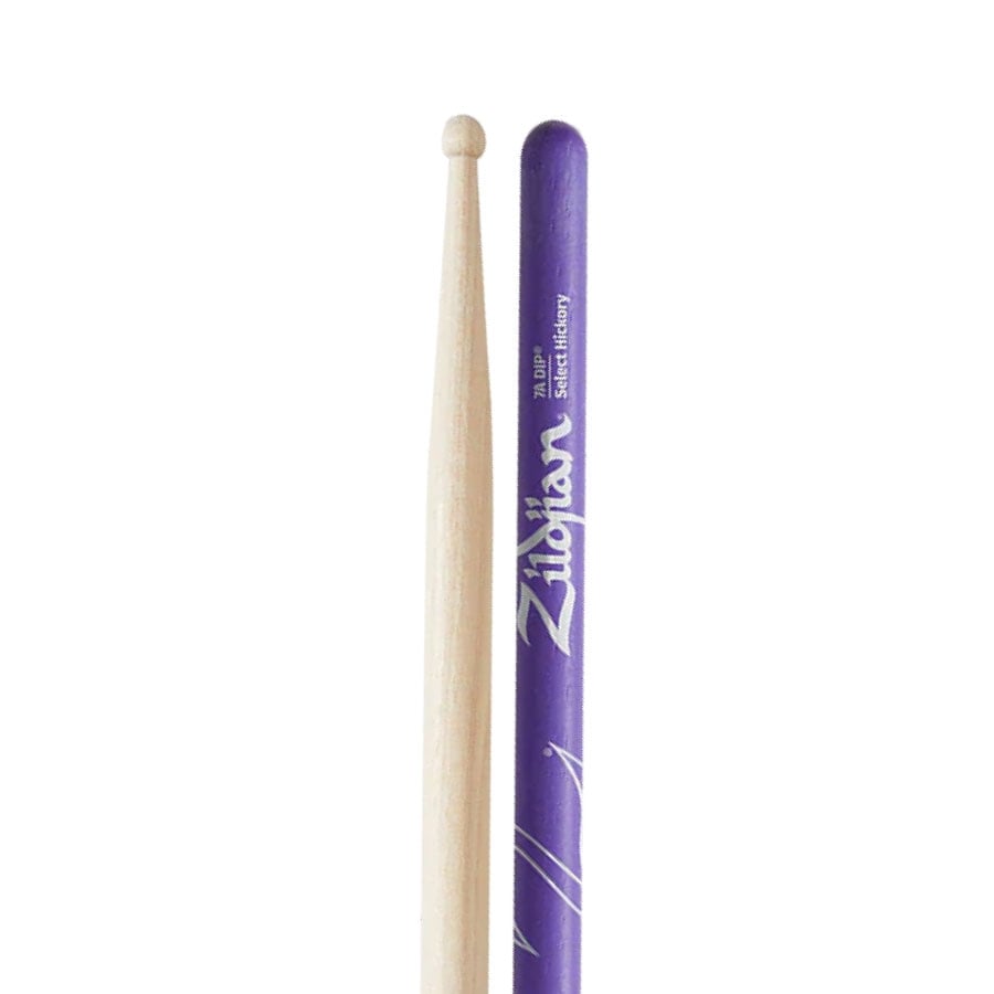 Zildjian 7A Purple Dip Wood Tip Z7ADP 7AWP