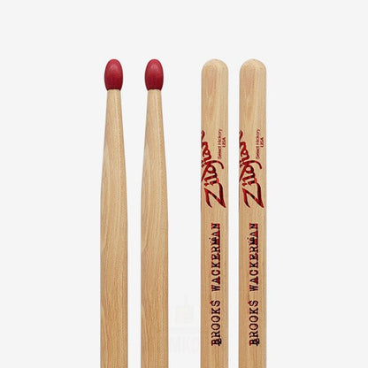 Zildjian Brooks Wackerman Artist Series Red Tip Nylon Tip ZASBW