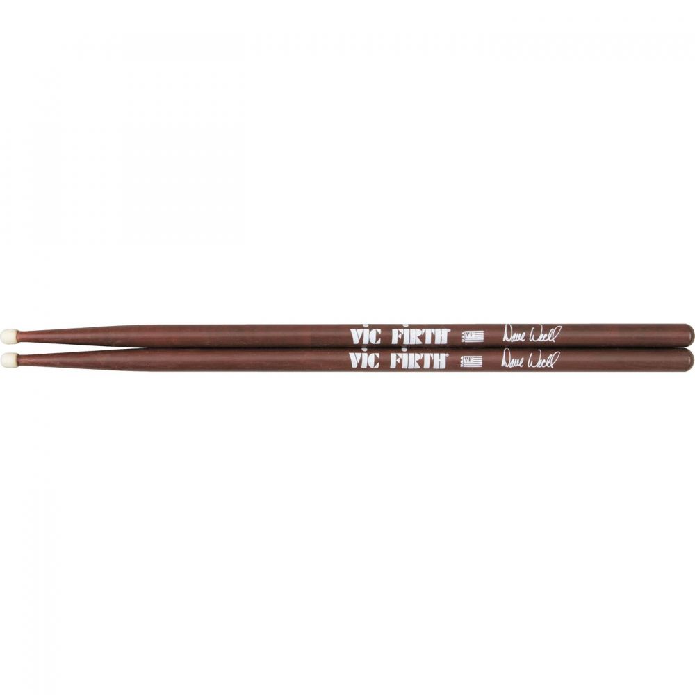 Vic Firth Dave Weckl Brown Nylon Tip Signature Sticks SDWN