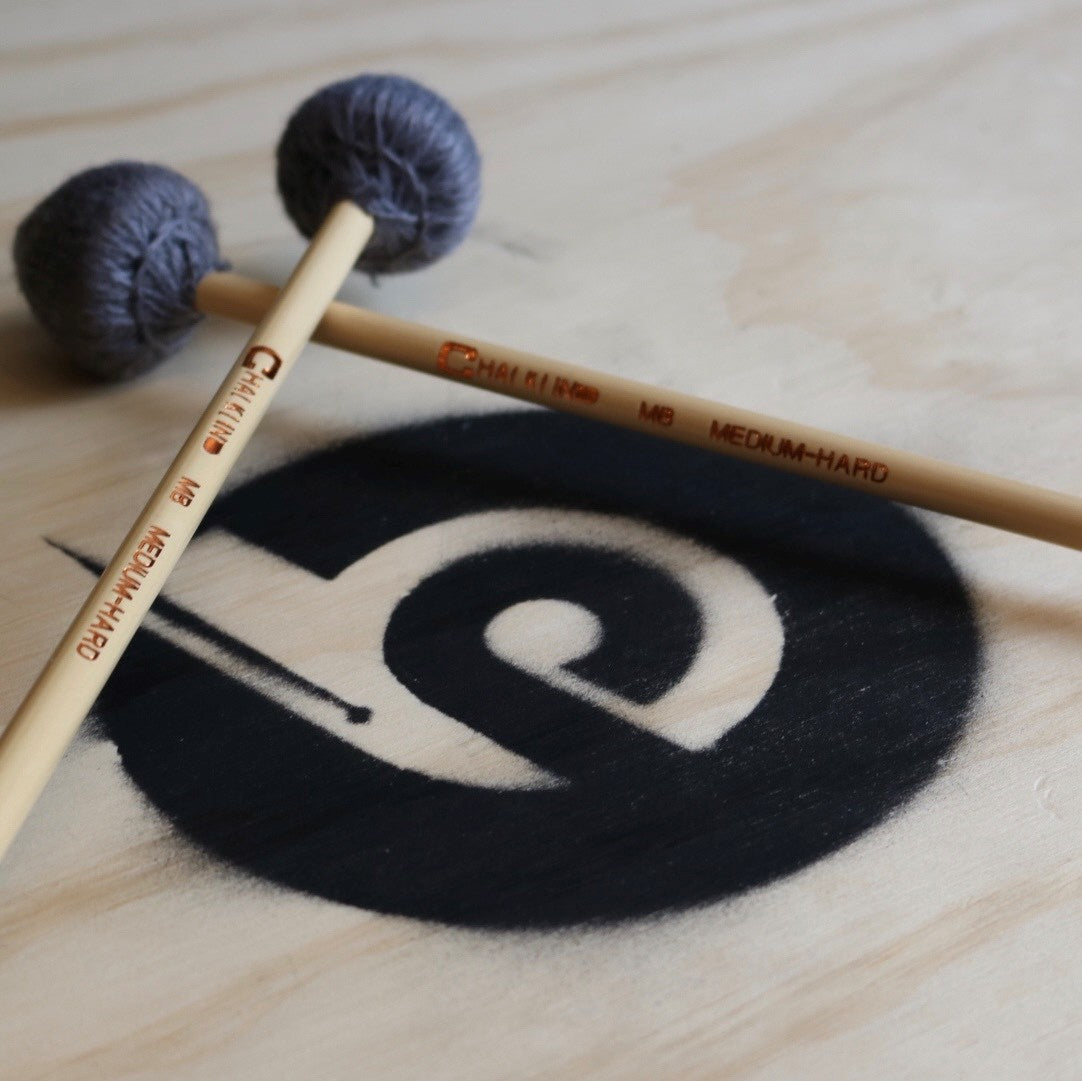 Chalklin Mushroom Medium/Hard Vibraphone/Mallets Rattan MU-MB-MH-R