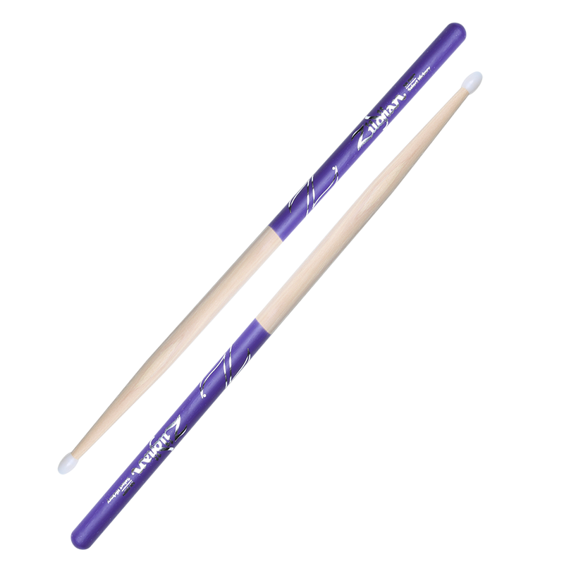 Zildjian 5B Purple Dip Nylon Tip Z5BNP Z5BND