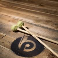 Chalklin RI14ES Rich Tone Rattan Extra-Soft Vibraphone Mallets RICH-ES-R